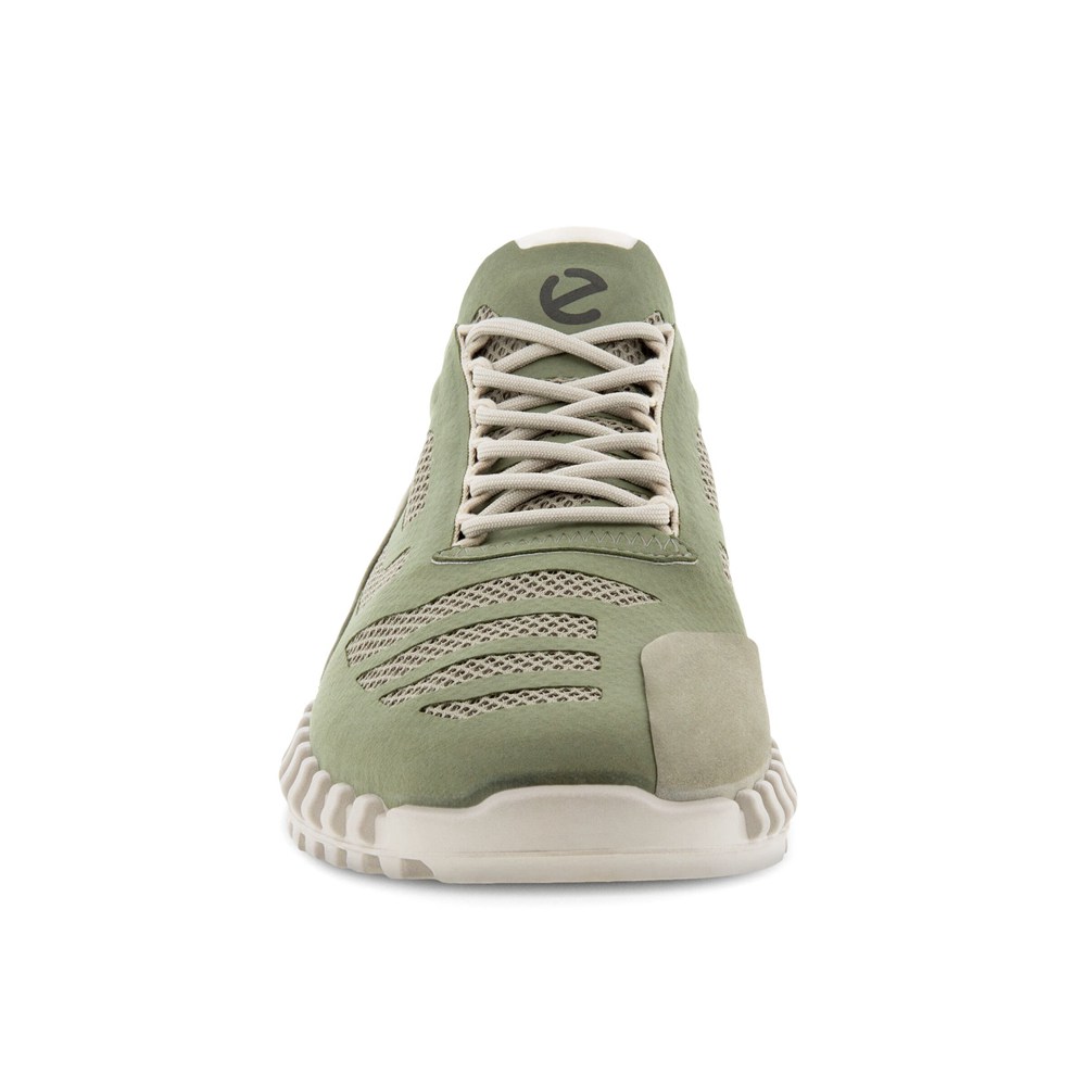 ECCO Mens Sneakers Olive - Zipflex Low Tex - MXF-631429